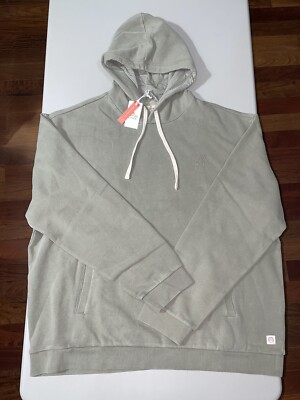 Marine Layer Men's Garment Dye Graphic Hoodie Vetiver Size XL