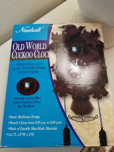 Newhall Old-World Cuckoo Clock Mfg by Jober Intl NIB Free Ship