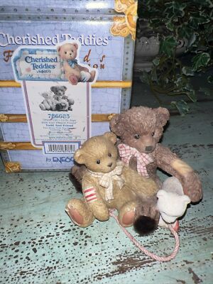 Cherished Teddie Todd and Friend #786683  New