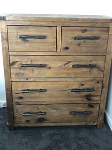 Amart Industrial Queen Bedroom Furniture Bedside Tables
