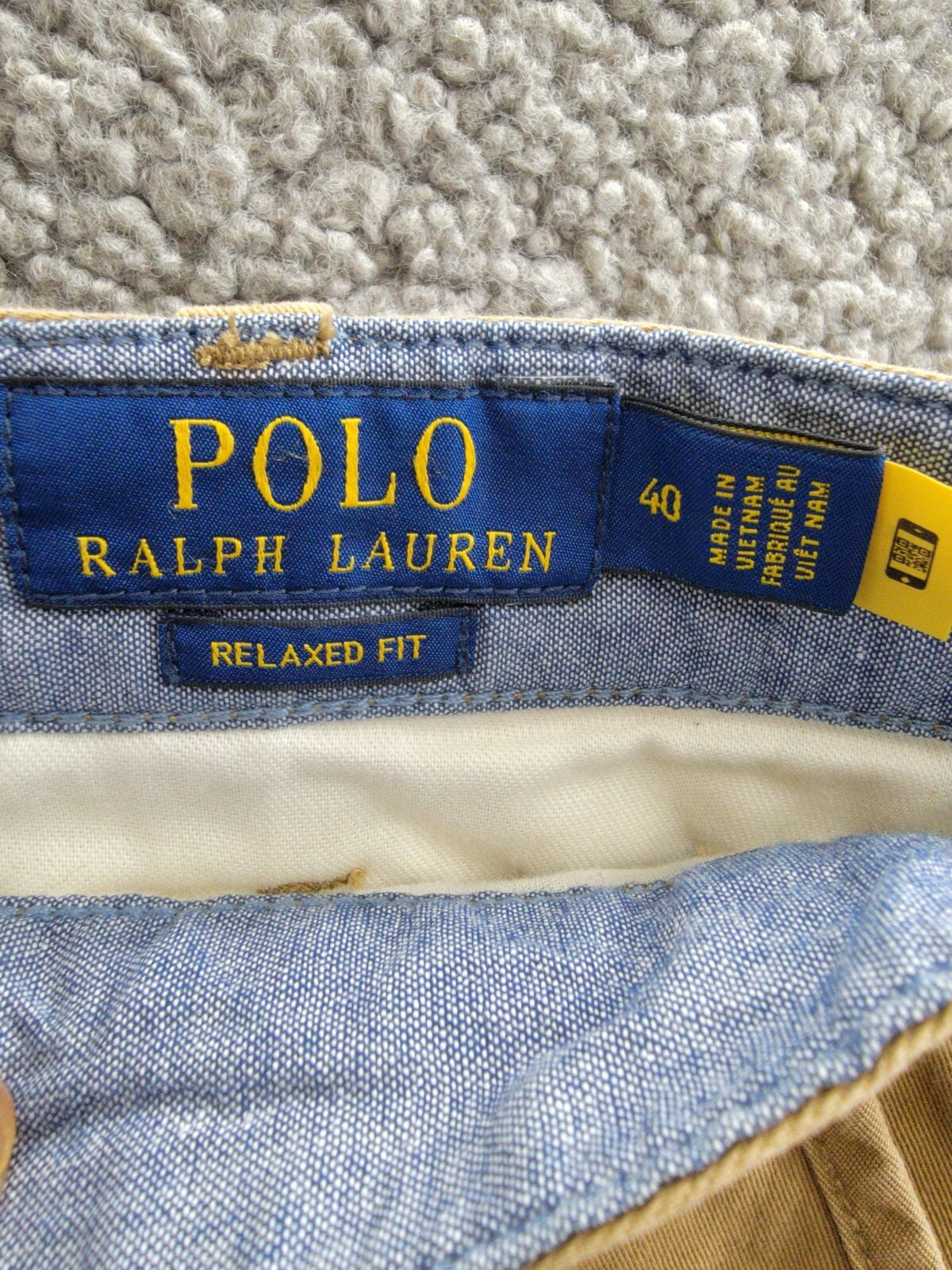 Polo Ralph Lauren 8-Inch Relaxed Fit Chino Shorts Men's 40 Sandsurf Button Zip - Picture 11 of 18