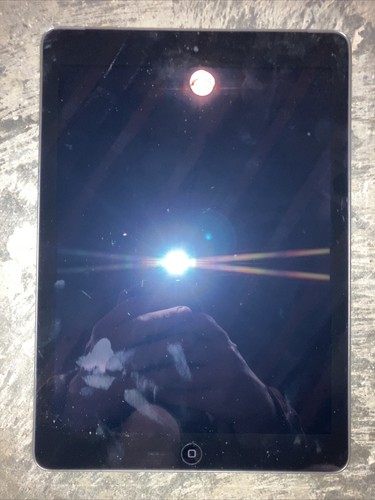Apple iPad Air WiFi 16GB Space Gray A1475 AS-IS *LOCKED* | eBay