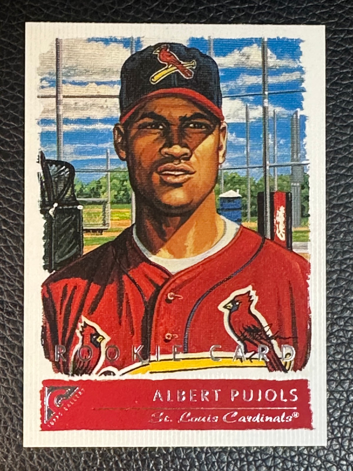 2001 Topps Gallery #135 Albert Pujols RC Rookie