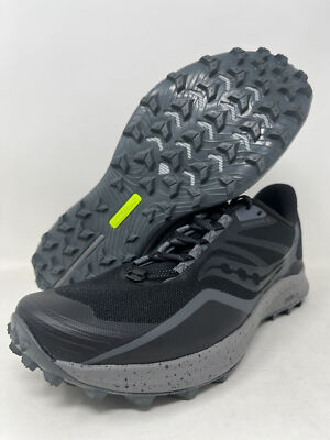 

Женские кроссовки Saucony Peregrine 12, черный/темно-серый, 9,5 B Medium США, Black/charcoal