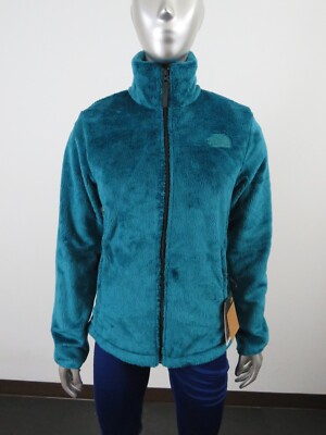 NWT Womens The North Face Osito Full Zip Soft Sweater Fleece Jacket Harbor Blue