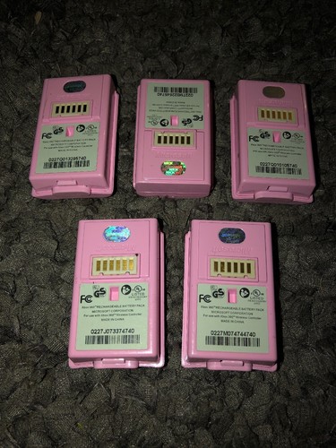 Official Xbox 360 Battery Rechargeable Pack Pink Microsoft