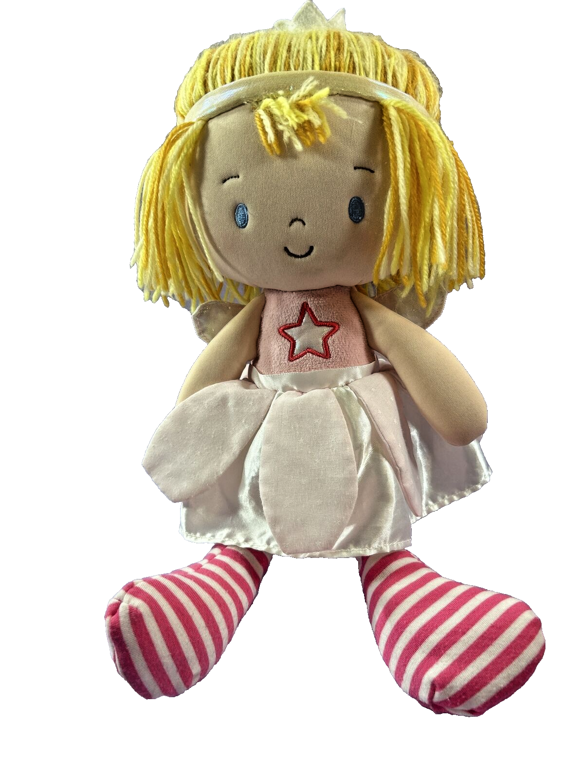 Gund Baby 12" Fairy Dolly Plush 320415 Stuffed Rag Doll Toy 