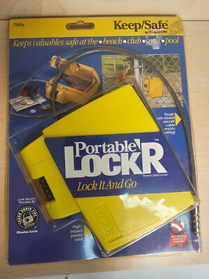 New Keep Safe Portable Lock'r by Sentry Pool Club Gym beach School and more