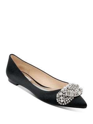 

BADGLEY MISCHKA Женские черные балетки Octavia с острым носком на балетках, Черный, MP5101