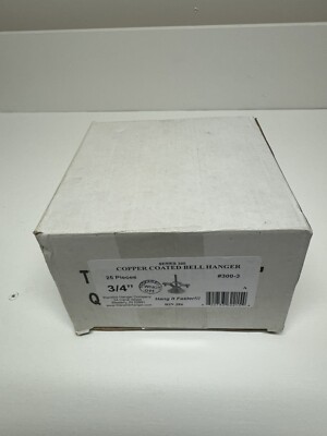 Warwick hanger Co. 3/4'' Copper Coated Bell Hanger 25 ea. 300-3 