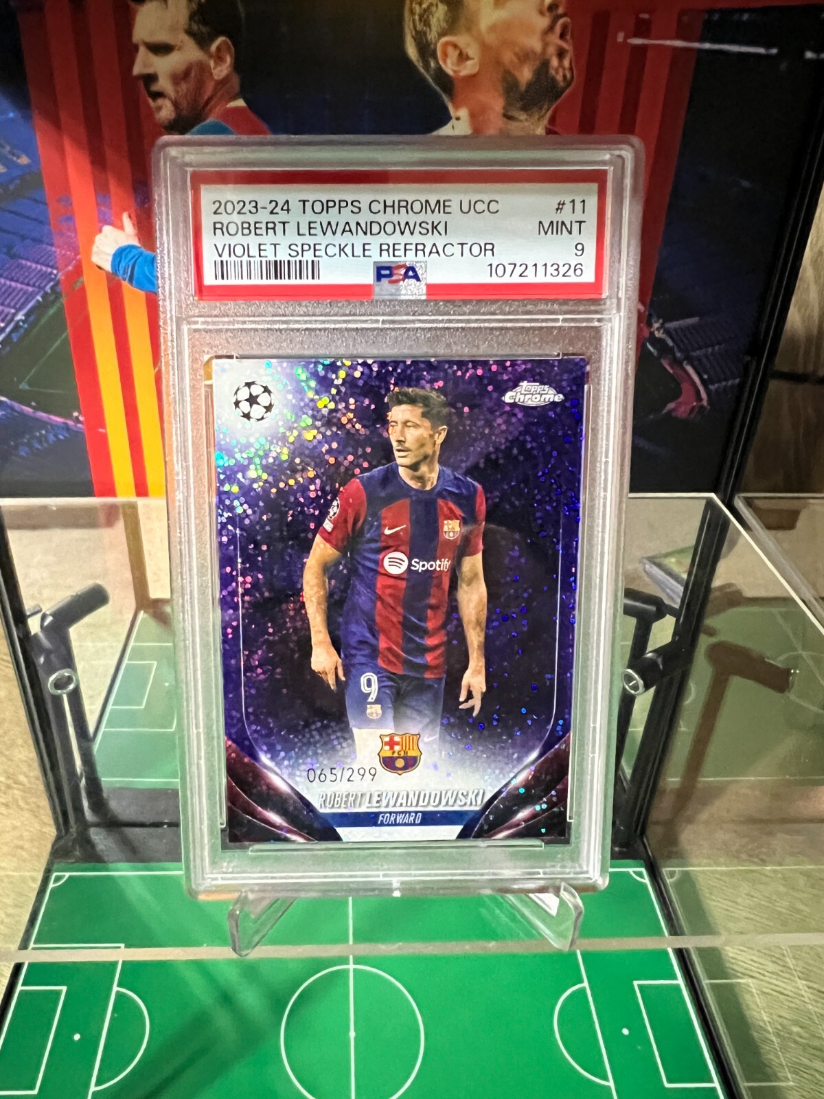 2023-24 Topps Chrome UCC Roberto Lewandowski /299 Violet