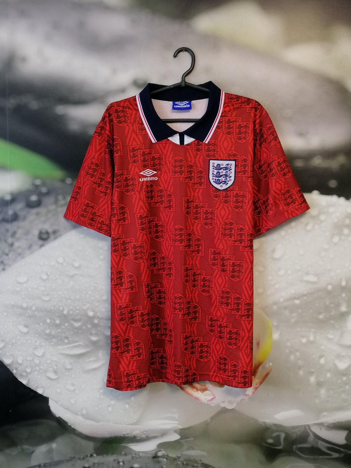England 1993 - 1995 away football shirt jersey reproduction