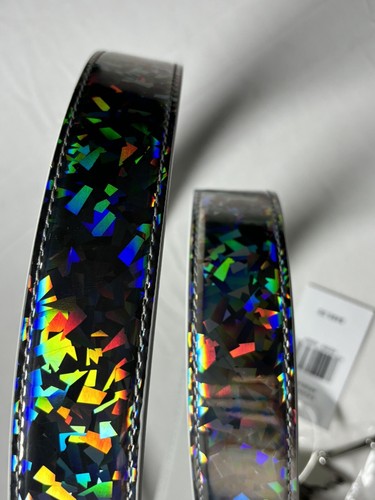 Pre-owned Giuseppe Zanotti $495 Mens  Leather Belt Argento One Size In Silver