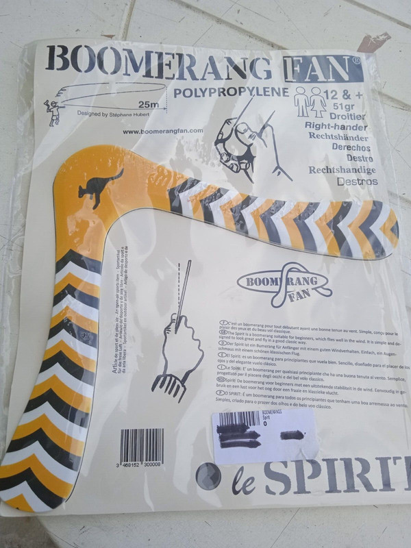 Boomerang Pour Droitier