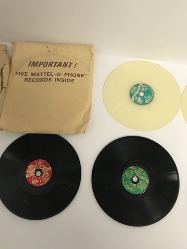 Vintage Mattel-O-Phone Records- Lot of 9