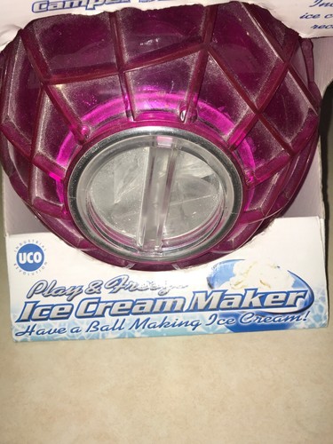 New The Original Play & Freeze Ice Cream Maker Ball Camper's Dream Pink 1 Pint