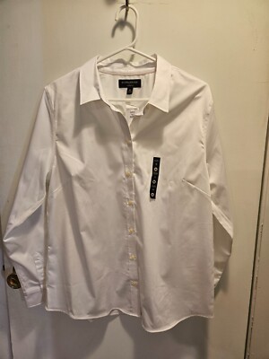 Banana Republic Tailored Fit White Blouse - Sz. 18 - NWT