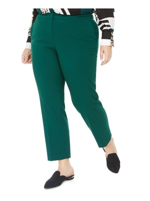 

Женские брюки прямого кроя BAR III Green Wear To Work Plus, Зеленый, 10733286