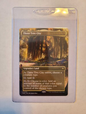 Three Tree City Borderless [Non-Foil] #0337 | Bloomburrow | MTG | Near Mint NM
