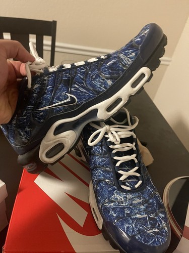 nike tn air max plus palm trees blue