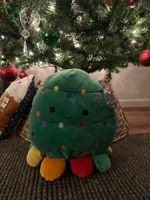 Squishmallow Select Series Colm the Octopus Christmas Tree 12'' SHIPS FAST!