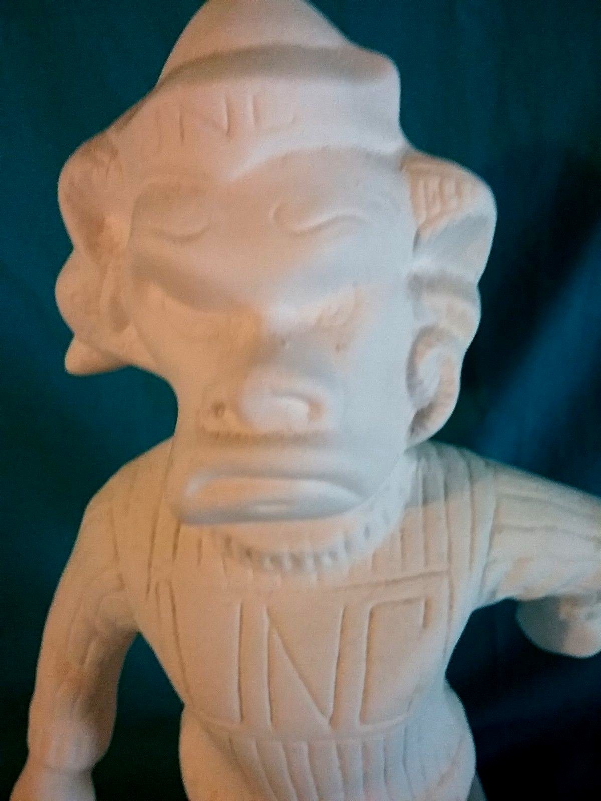 Ceramic Bisque UNC Rameses Mascot ready to paint