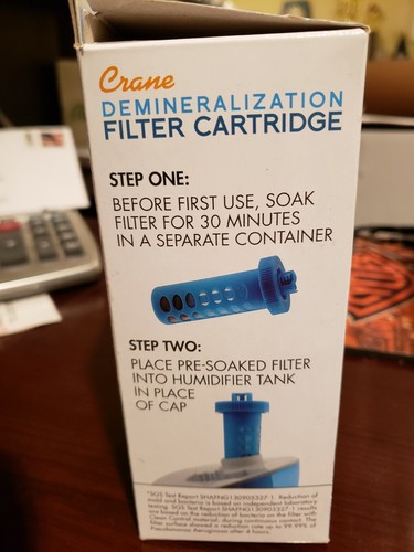 Crane Humidifier Demineralization Filter Cartridge - #HS-1932. New