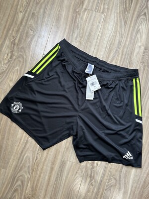 NWT NEW Manchester United 2022 Adidas AEROREADY Soccer Shorts Size 2XL HE66B4