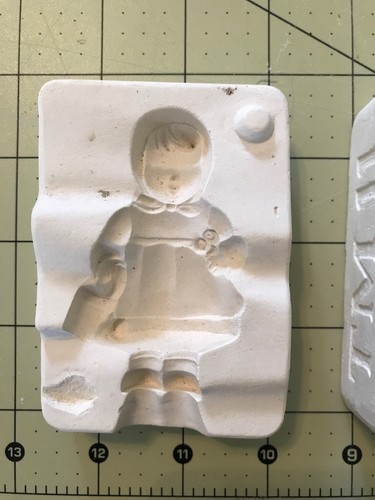 Duncan Young Baby Girl Child Ceramic Mold T11 Vintage 1975