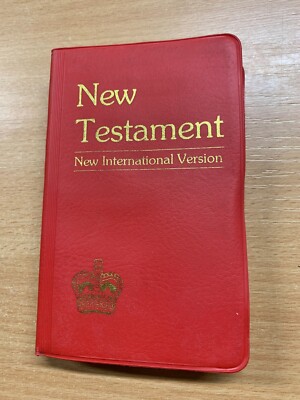 1990 Naval Militar & Air Force Biblia Society "Nuevo Testament" Libro (P2) Ref: