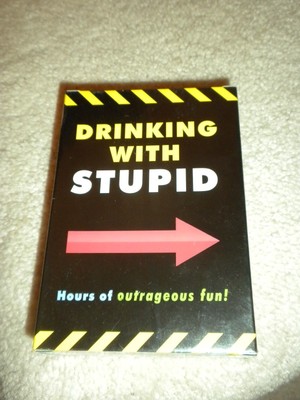 Drinking With Stupid Card Game Raunchy College Fun Adult Party Ice