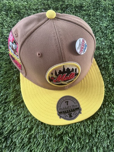 MITCHELL & NESS MENS NEW YORK METS 1978 TOPPS PATCH FITTED