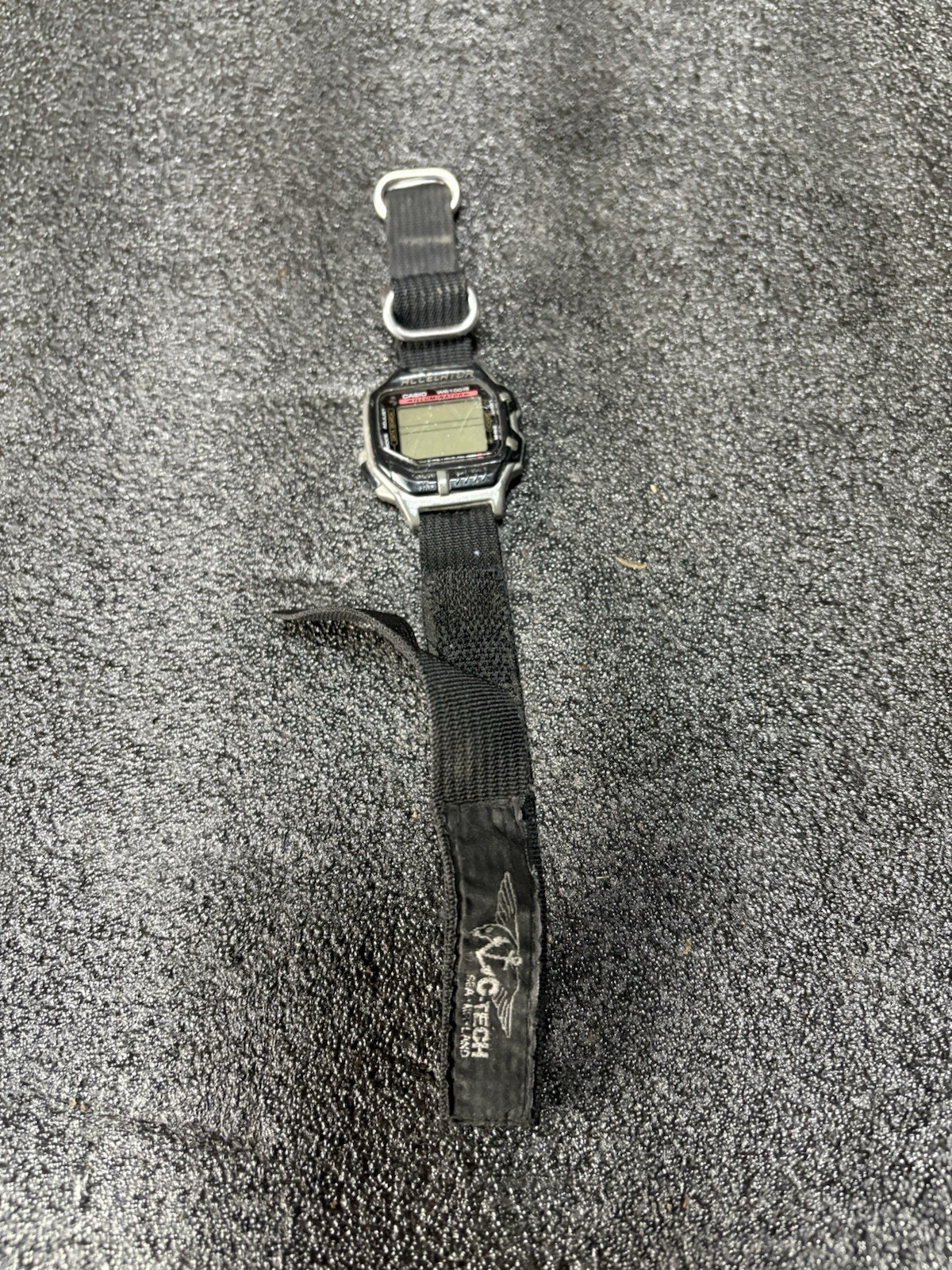 Casio Vintage Watch ACL 200 "Accelator" Timepiece Untested (needs battery)