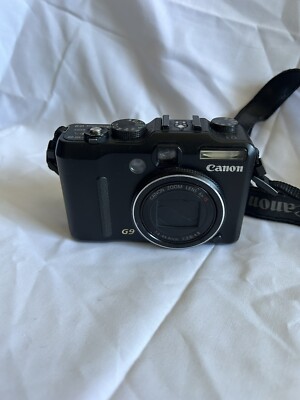 Canon PowerShot G9 12.1 MP Black Compact Digital Camera Japan PC1250 Lens Error