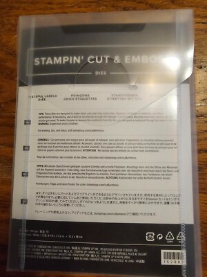Stampin' Up! Tasteful Labels Dies
