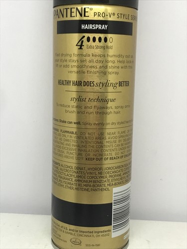 Pantene Pro V Style Series 4 Extra Strong Hold Hairspray 24 Hour Humidity, 11 oz
