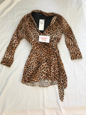 zara leopard playsuit