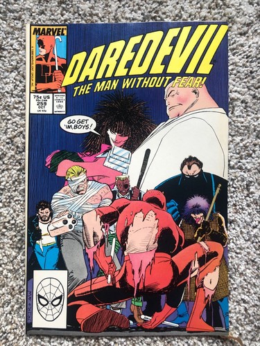 Daredevil The Man Without Fear #259 Marvel Comics 1964 1988