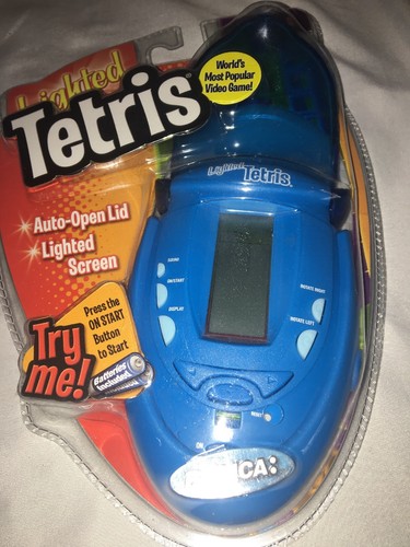 Mattel Lighted Tetris NIB Hand Held All Time Great Games