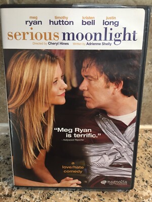 Serious Moonlight DVD / Meg Ryan / Ships free Same Day with Tracking