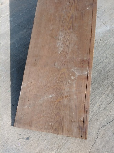 Primitive antique vintage old wood lumber cypress plank south Louisiana material