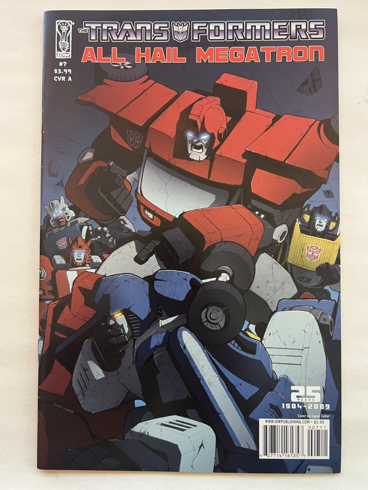 The Transformers: ALL HAIL MEGATRON #7 (IDW, Jan 2009) Cover The Transformers: ALL HAIL MEGATRON #7 (IDW, Jan 2009) Cover