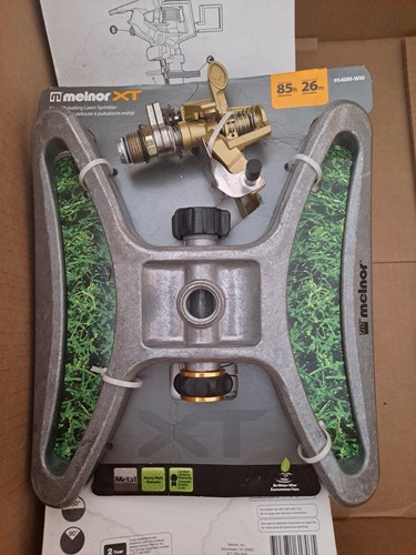 Melnor XT Metal Pulsating Lawn Sprinkler, New