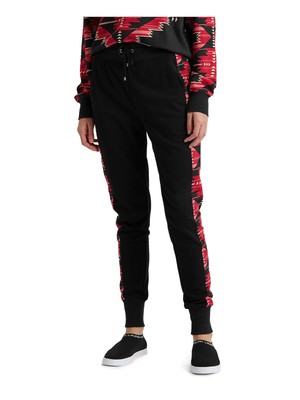 

RALPH LAUREN Женские черные узкие брюки-джоггеры с карманами и кулиской с манжетами, Черный, 200856591001