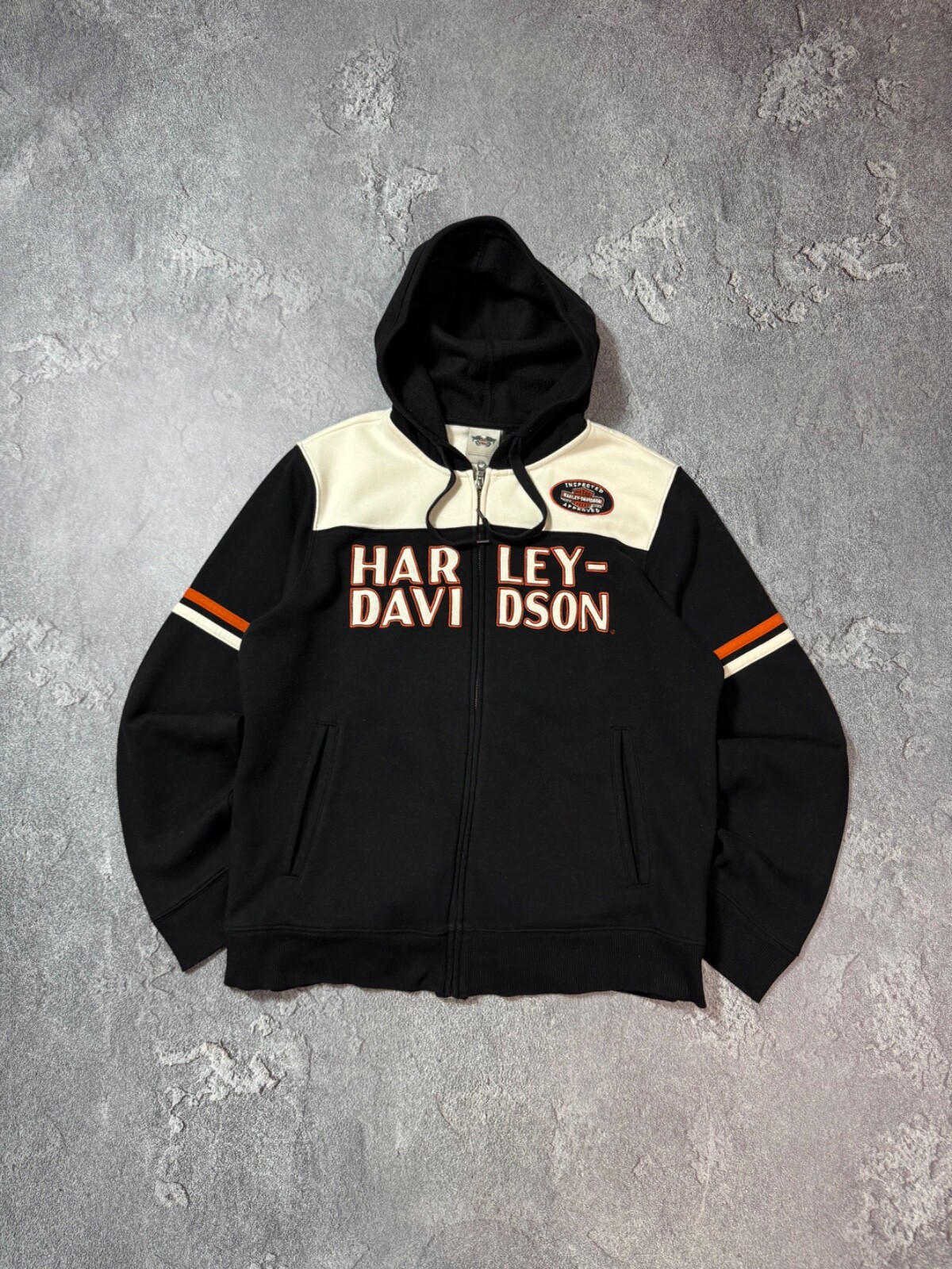 最高級のスーパー Flame Biker Davidson Harley Vintage Y2K Hoodie Zip Logo Big トップス