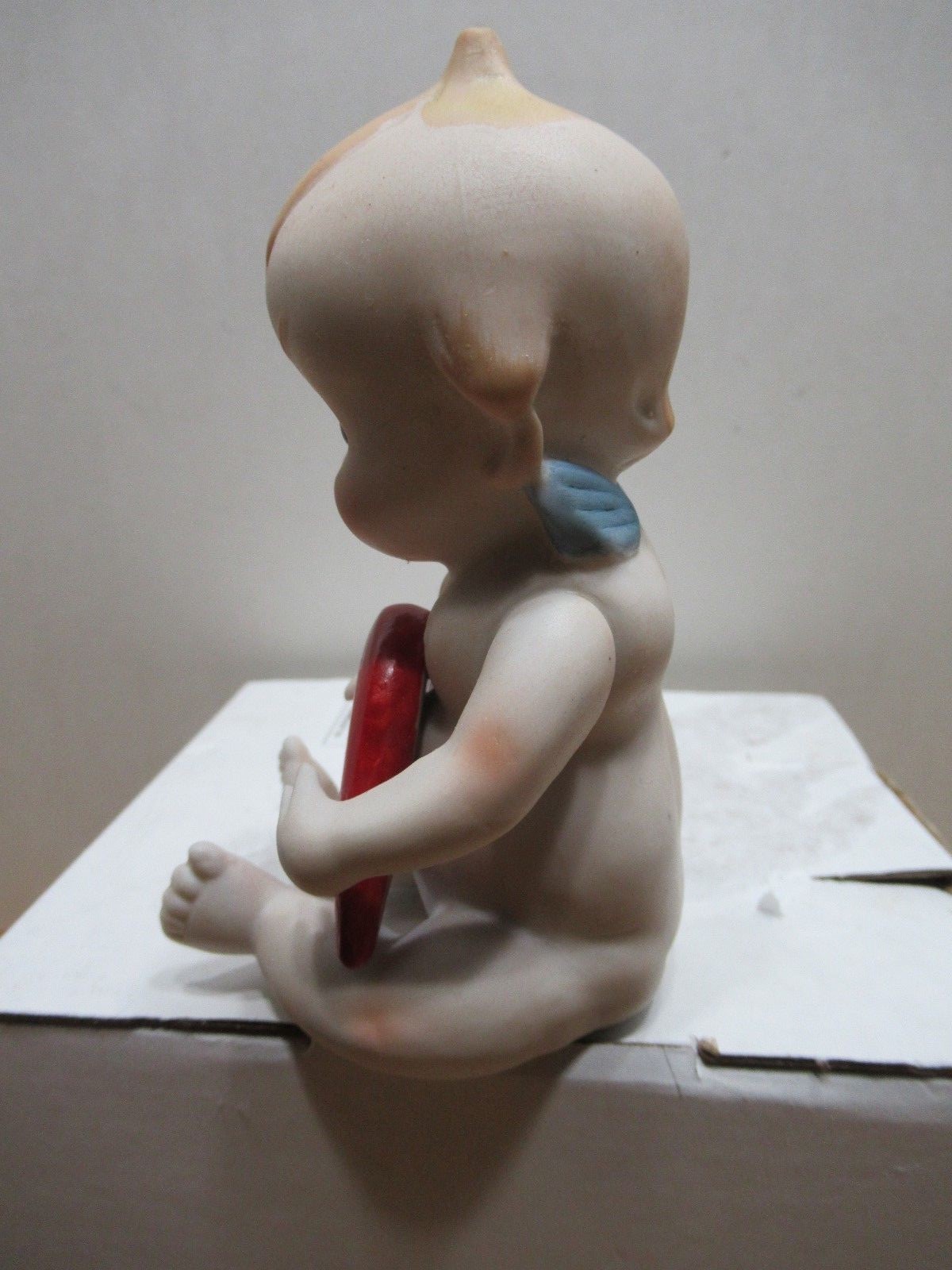 Valentine Cupid Porcelain Kewpie Figurine