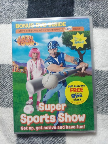 LazyTown: Super Sports Show (DVD, 2012, 2-Disc Set, With