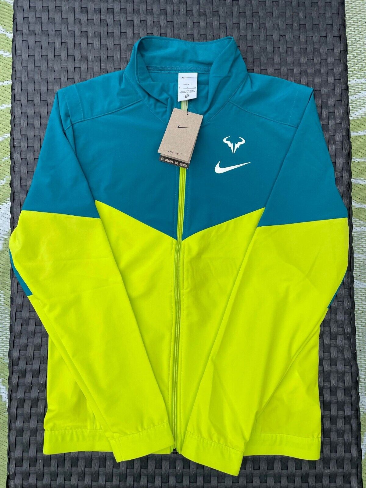 Nike Court Rafael Nadal Men Tennis Jacket XL Roland Garros Nike Court Rafael Nadal Men Tennis Jacket XL Roland Garros