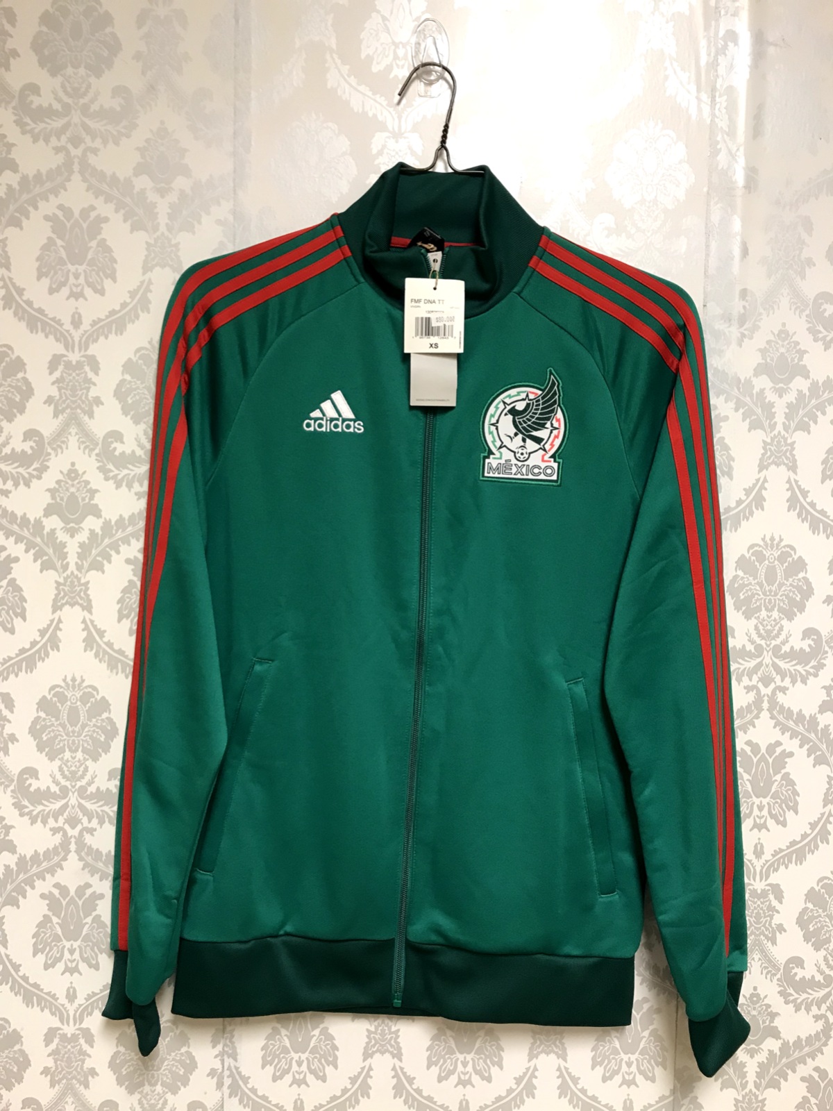 ADIDAS TEAM MEXICO FMF WORLD CUP DNA TRACK TOP JACKET FZ NEW