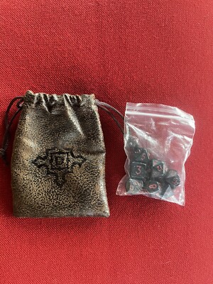 2016 Blizzcon Exclusive Diablo 3 Dice Set And Bag 